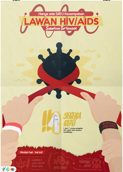Poster Lawan HIV/AIDS